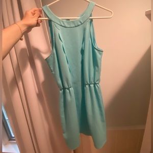 Light blue turquoise dress